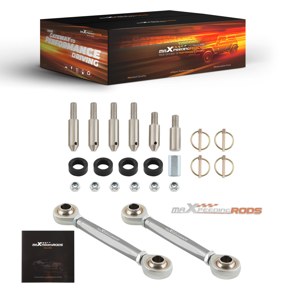 Adjustable Front Sway Bar End Links 2.5-6