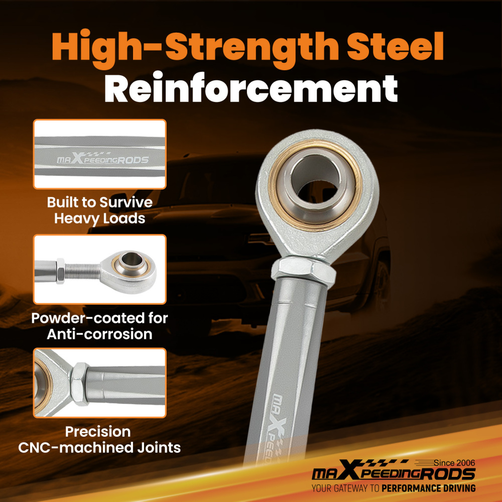 Adjustable Front Sway Bar End Links 2.5-6