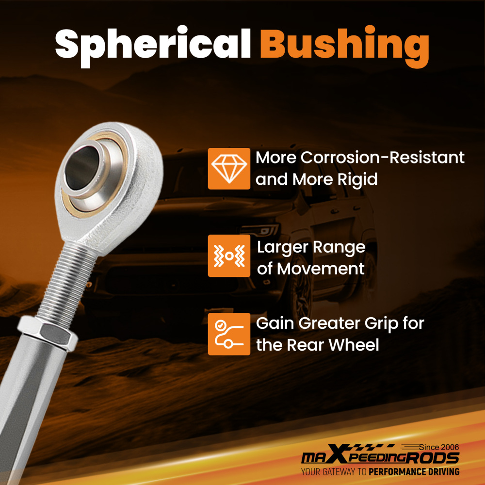 Adjustable Front Sway Bar End Links 2.5-6