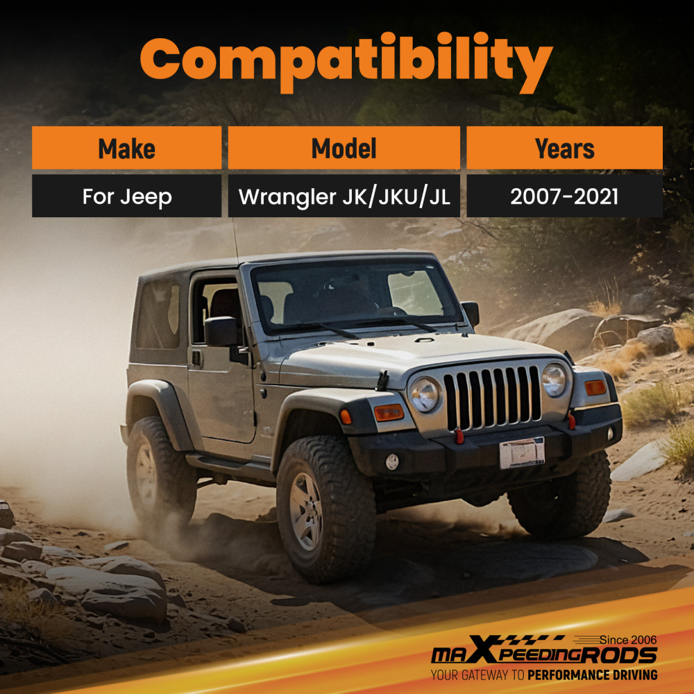 Adjustable Front Sway Bar End Links 2.5-6