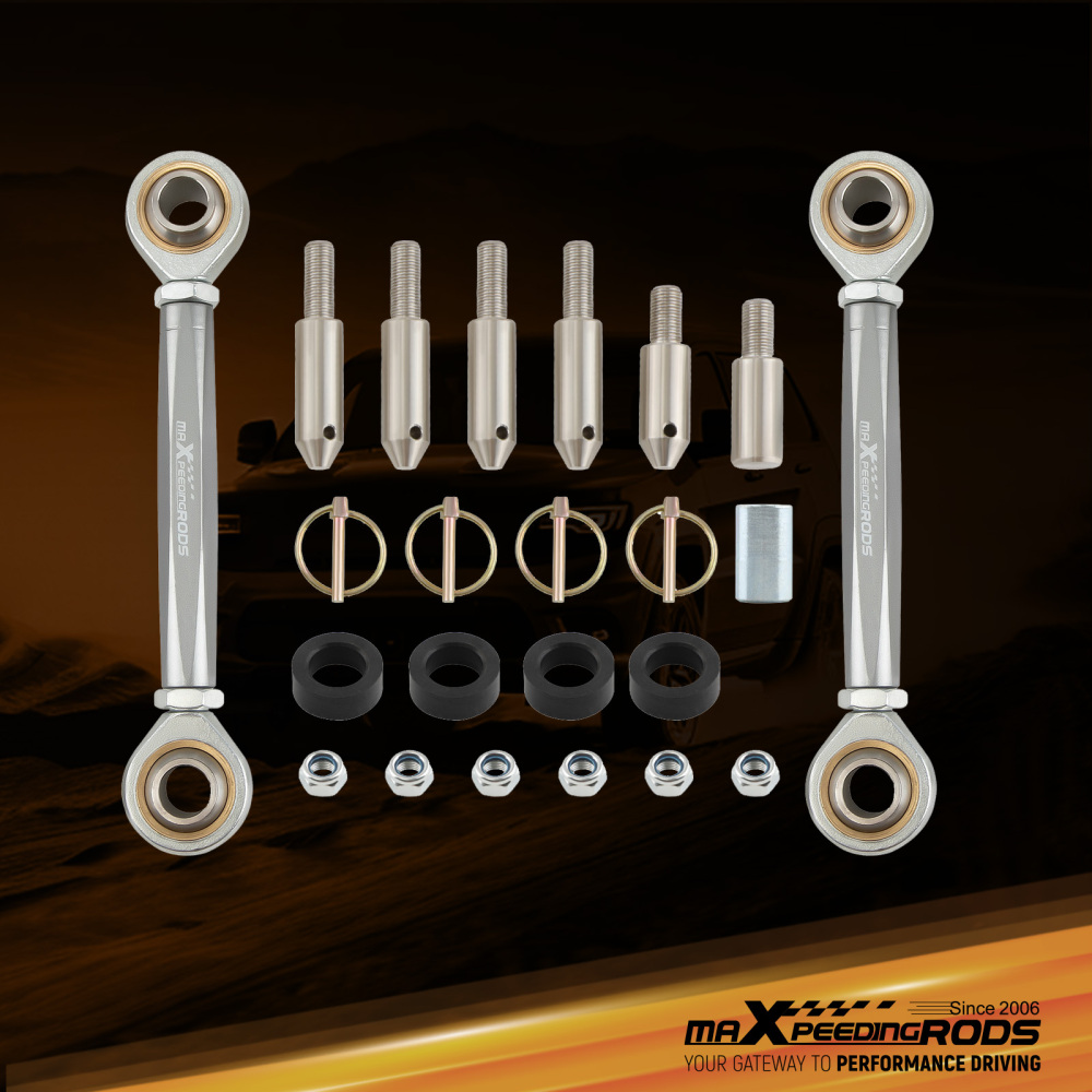 Adjustable Front Sway Bar End Links 2.5-6