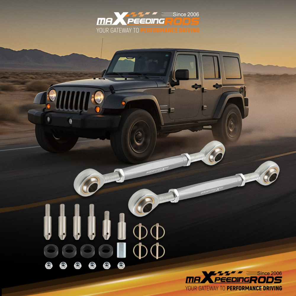 Adjustable Front Sway Bar End Links 2.5-6
