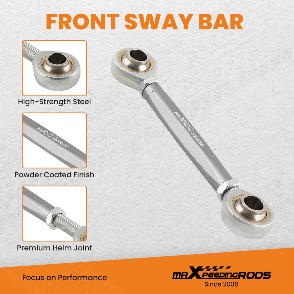 Adjustable Front Sway Bar End Links 2.5-6