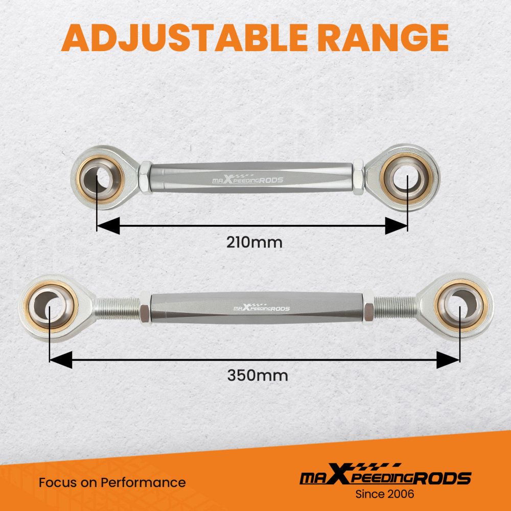 Adjustable Front Sway Bar End Links 2.5-6