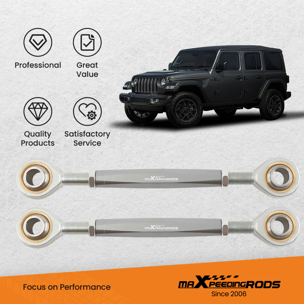 Adjustable Front Sway Bar End Links 2.5-6