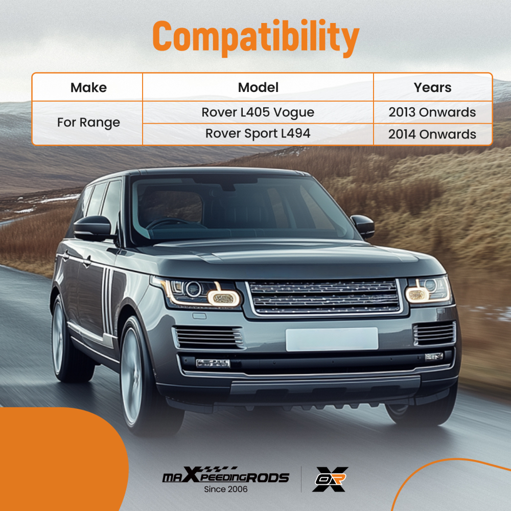 4X FRONT LHSRHS SUSPENSION CONTROL ARMS compatible for RANGE ROVER L405 VOGUE SPORT L494