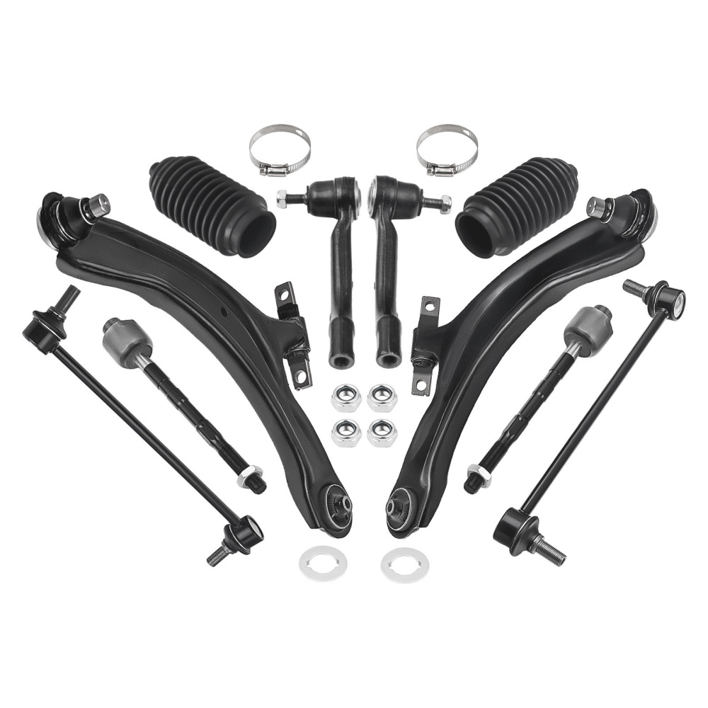 10 Pcs Front Lower Control Arm Assembly compatible for Nissan Rogue 2008-2013 2015 K621452