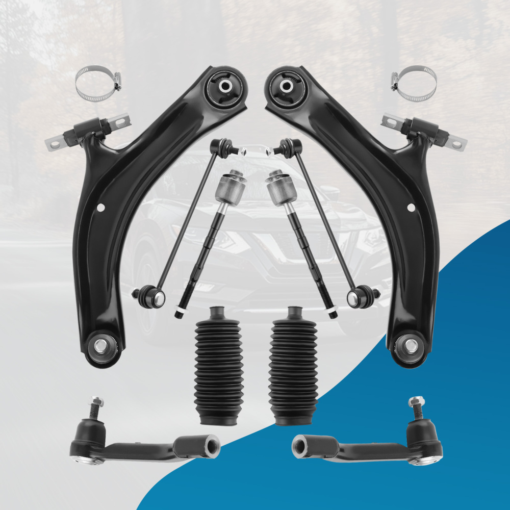 10 Pcs Front Lower Control Arm Assembly compatible for Nissan Rogue 2008-2013 2015 K621452