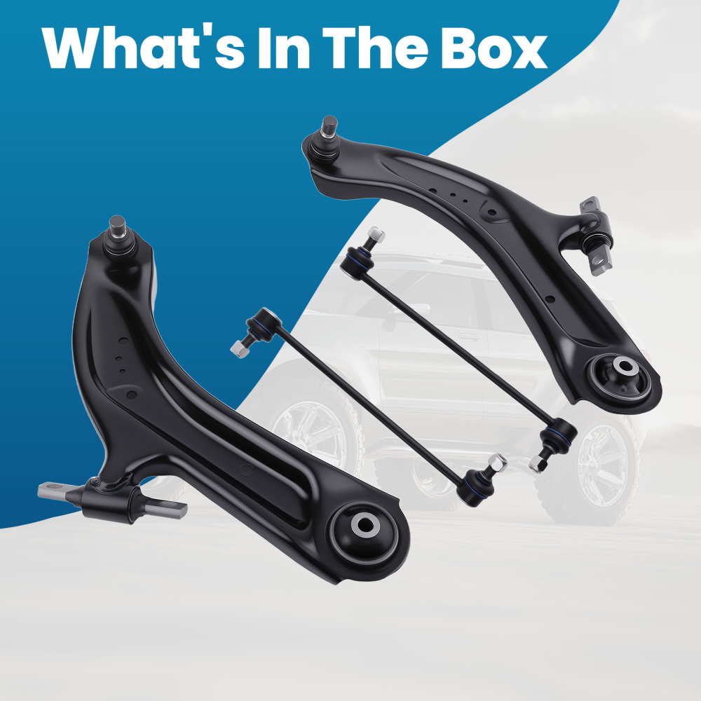 4Pc Front Suspension Lower Control Arms Ball Joint Assembly compatible for Nissan Rogue L+R