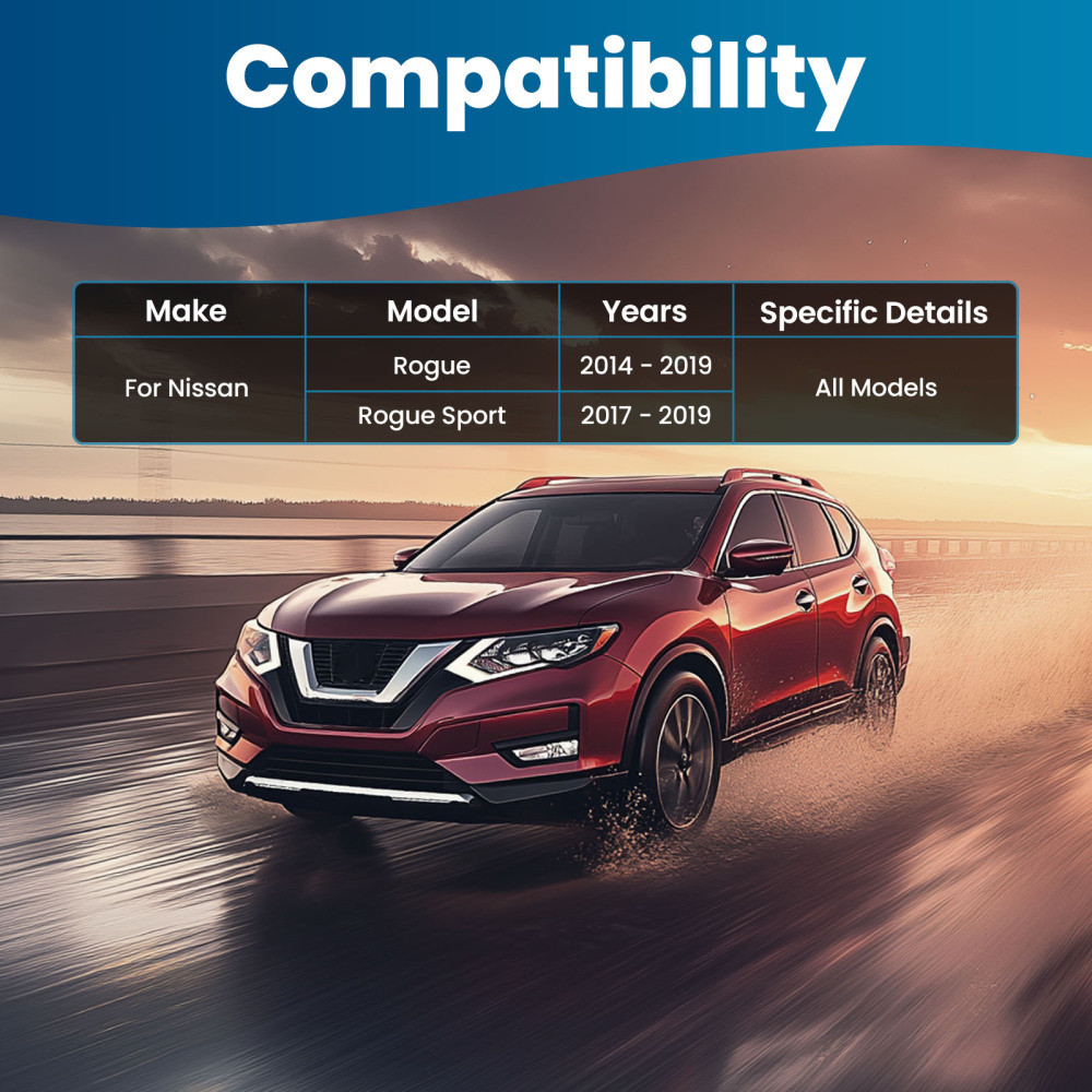 4Pc Front Suspension Lower Control Arms Ball Joint Assembly compatible for Nissan Rogue L+R