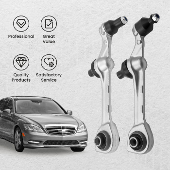 Compatible for MERCEDES-BENZ S600 2007-2012 Front Lower Rearward Control Arm Left and Right