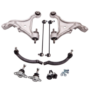 8pc Front Suspension Track Control Arm / Wishbone Arm Kit compatible for Volvo S60 I V70 II