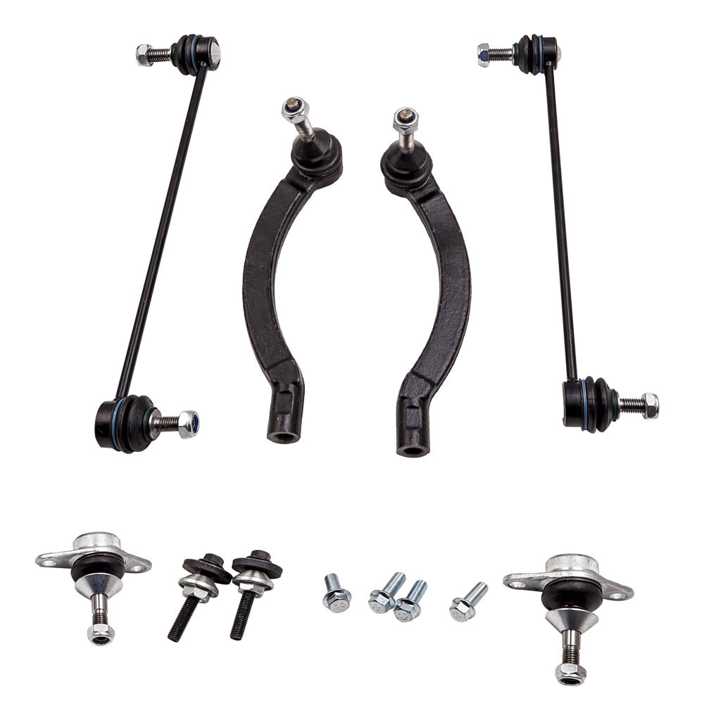 8pc Front Suspension Track Control Arm / Wishbone Arm Kit compatible for Volvo S60 I V70 II