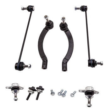 8pc Front Suspension Track Control Arm / Wishbone Arm Kit compatible for Volvo S60 I V70 II