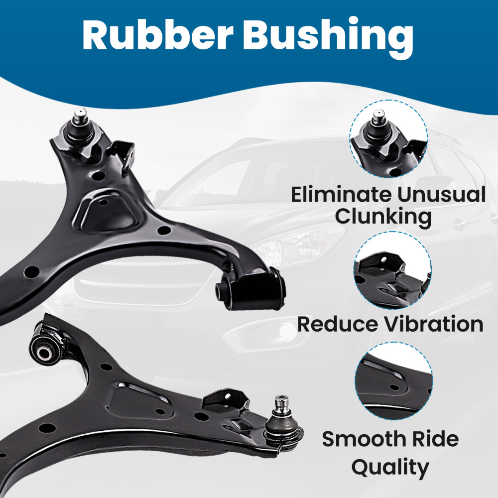 8Pcs Left Right Front Lower Control Arms compatible for Kia Sorento 2011-2013 K621686