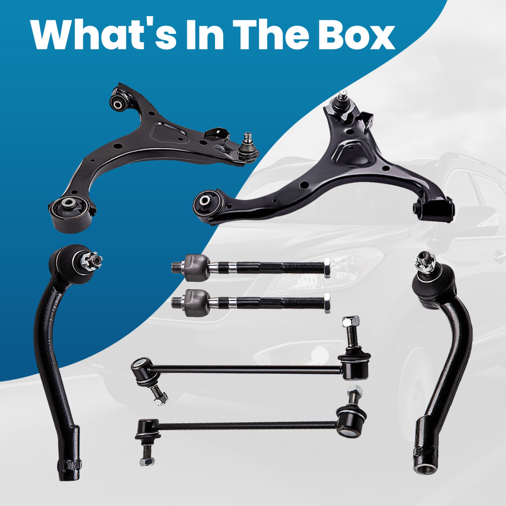 8Pcs Left Right Front Lower Control Arms compatible for Kia Sorento 2011-2013 K621686