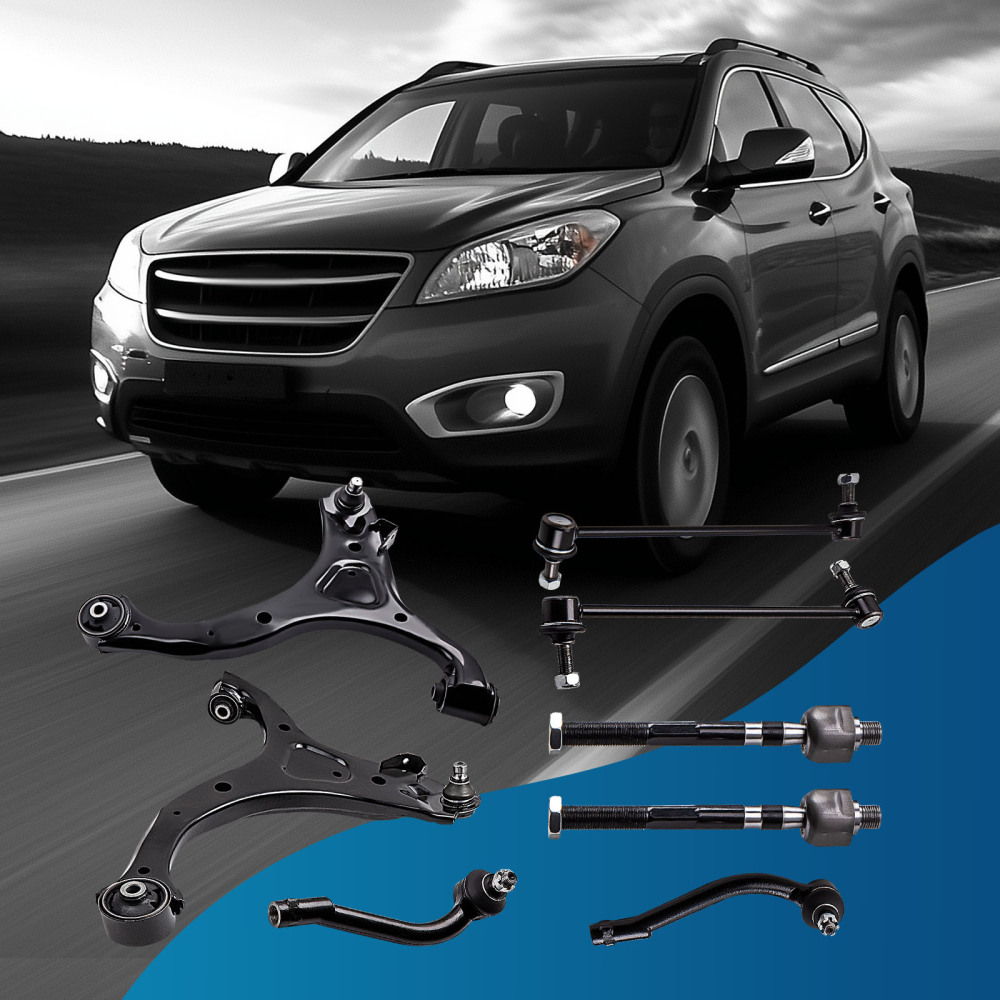 8Pcs Left Right Front Lower Control Arms compatible for Kia Sorento 2011-2013 K621686