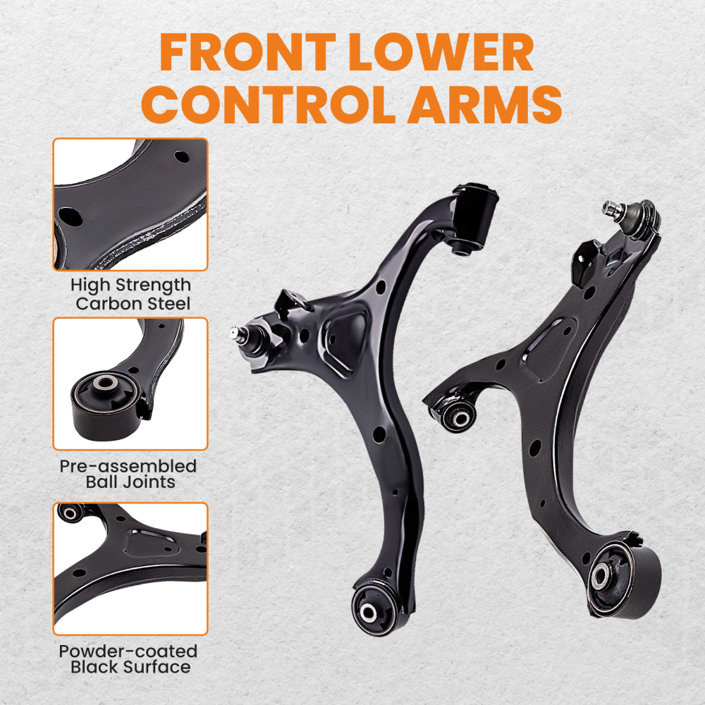 8Pcs Left Right Front Lower Control Arms compatible for Kia Sorento 2011-2013 K621686
