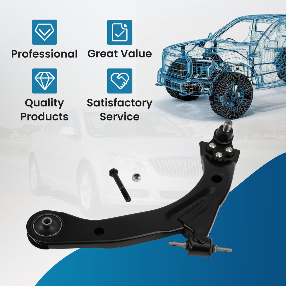 Front Left Lower Control Arm w/ Ball Joint For 2006-2010 2011 compatible for Chevy HHR Cobalt