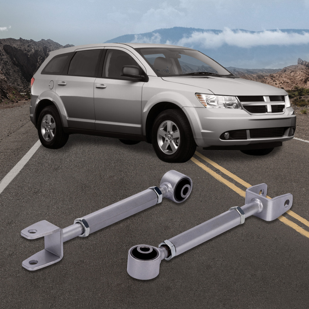 Pair Rear Adjustable Camber Control Arms Kit compatible for Dodge Journey 2009-2010