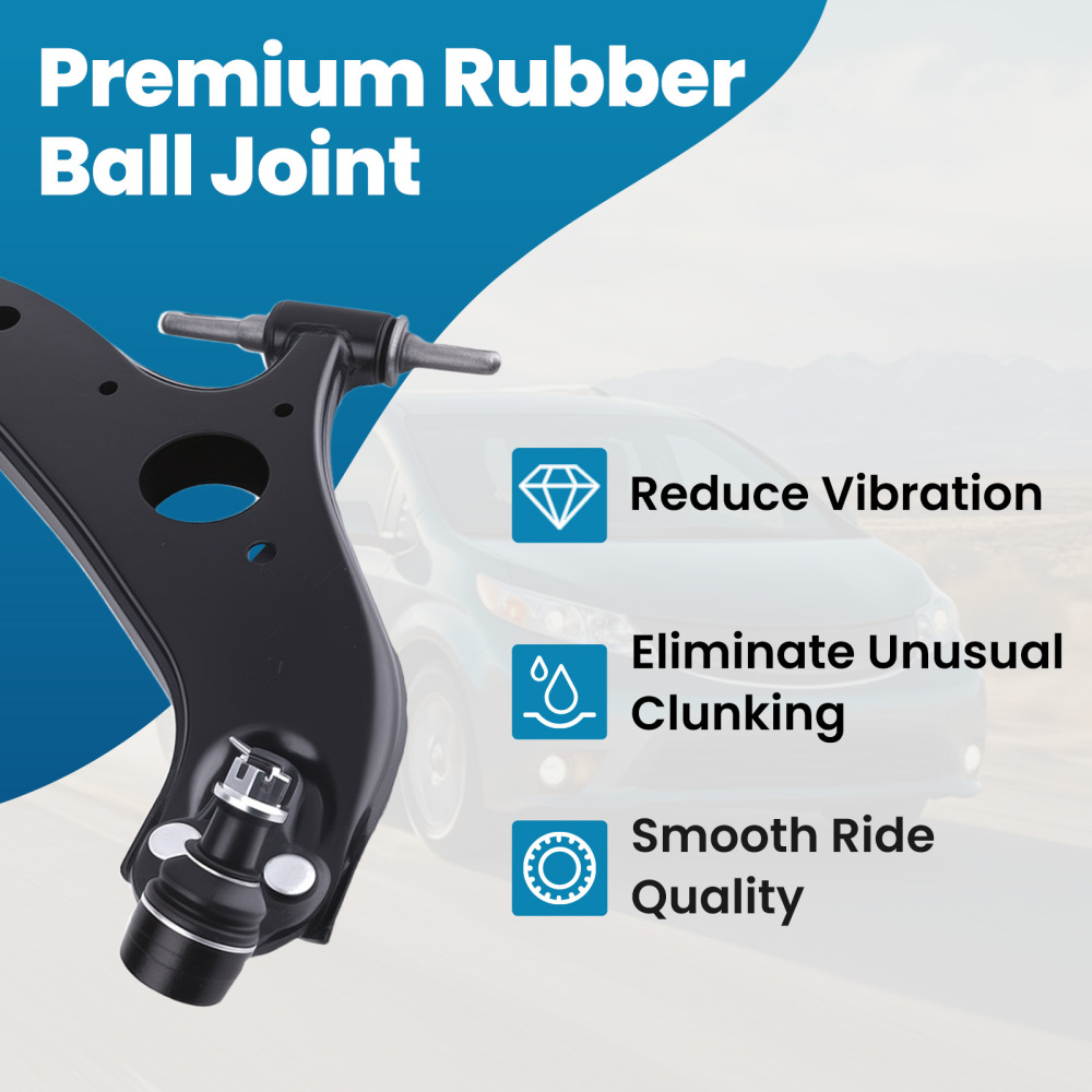 Front Lower Suspension Arm w/BushingsBall Joint compatible for Toyota Sienna 2004 - 2010