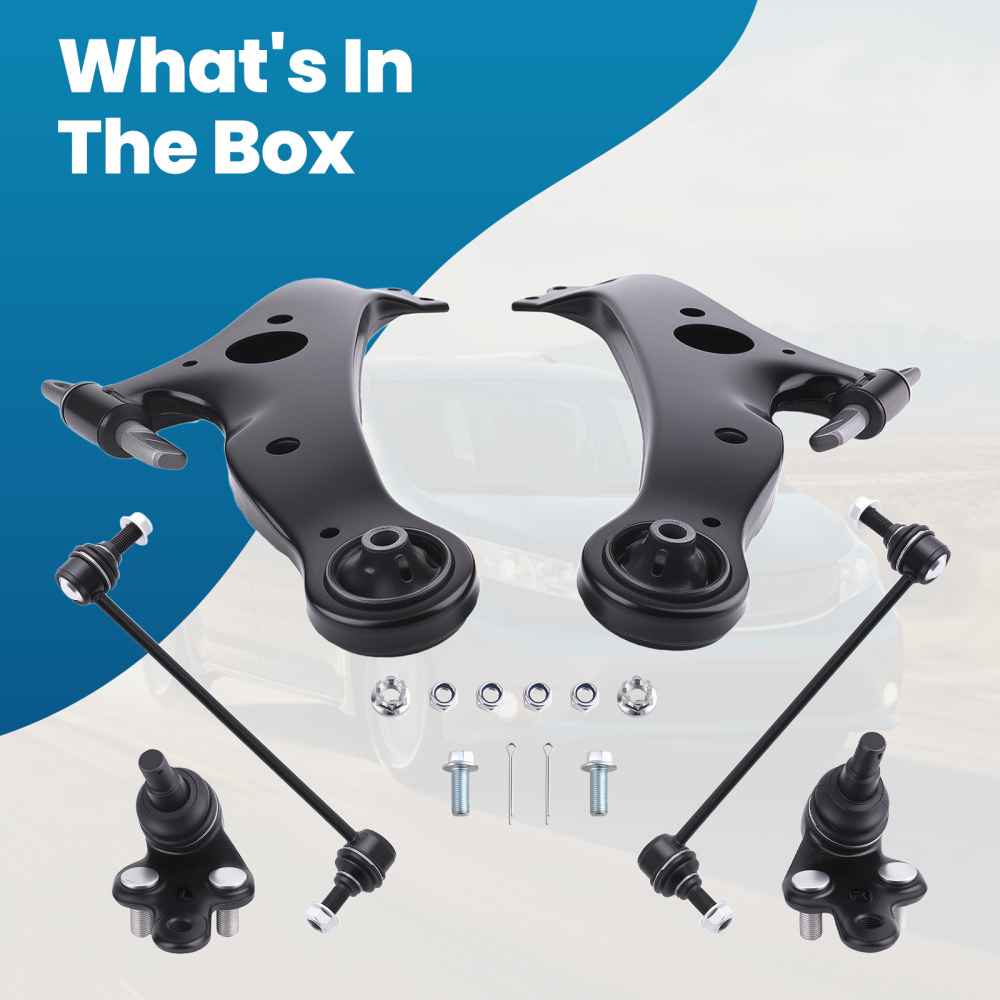 Front Lower Suspension Arm w/BushingsBall Joint compatible for Toyota Sienna 2004 - 2010