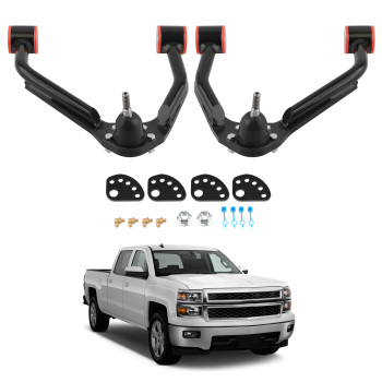 Alignment Front Upper Control Arms Pair for 2007-15 compatible for Chevy Silverado Sierra 1500