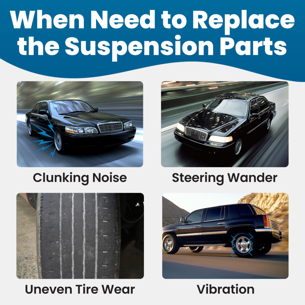 Front Lower Control Arm w/ Ball JointsTie Rod End compatible for Toyota Sienna 2011-2020