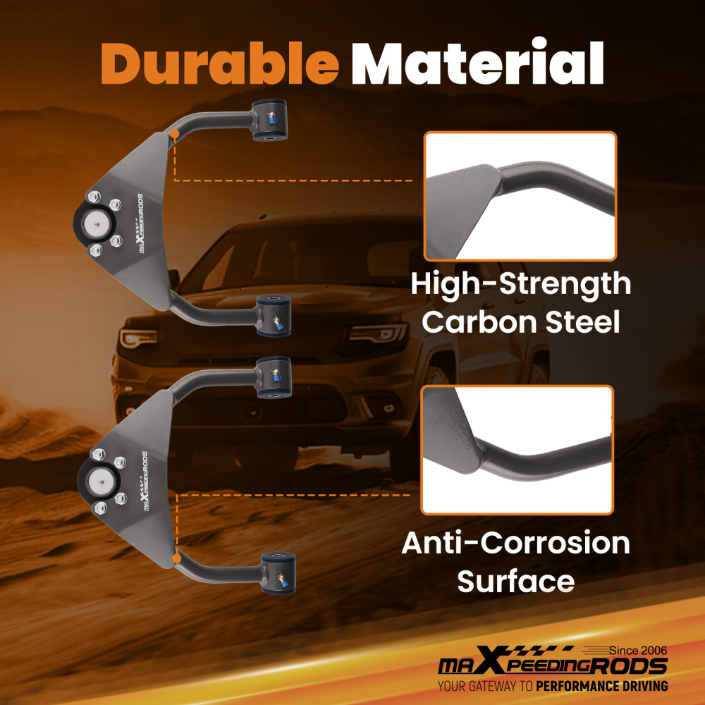 2x Upper Drop Alignment Control Arms Drop Kit for 1999-06 compatible for Silverado Sierra 1500