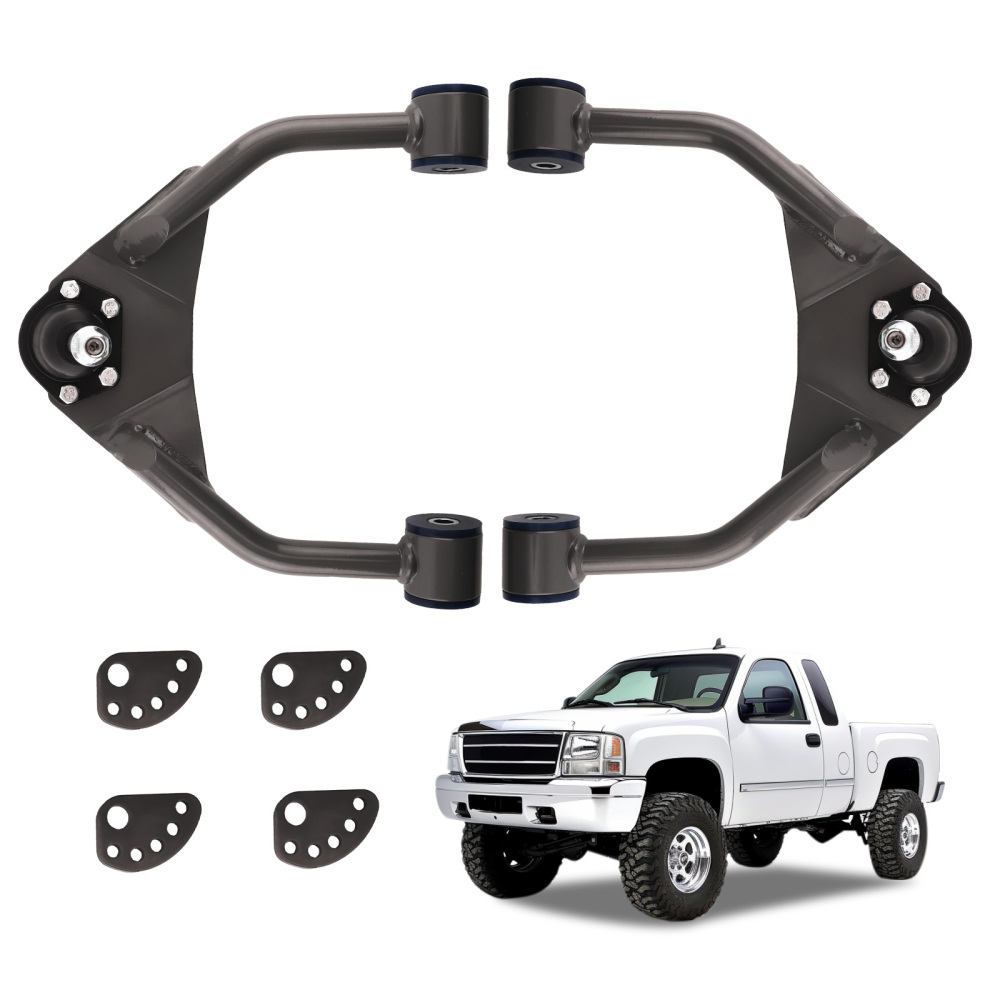 2x Upper Drop Alignment Control Arms Drop Kit for 1999-06 compatible for Silverado Sierra 1500