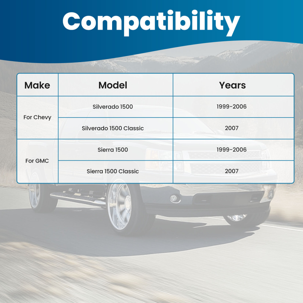 maXpeedingrods Front Left Lower Control Arm Compatible for Chevy Silverado 1500 1999-2006