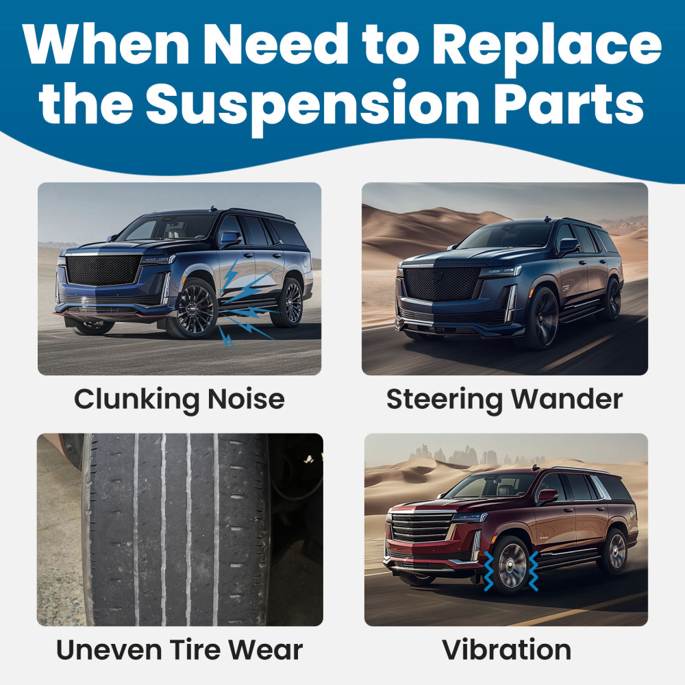 2x Front Upper Control Arms 2-4