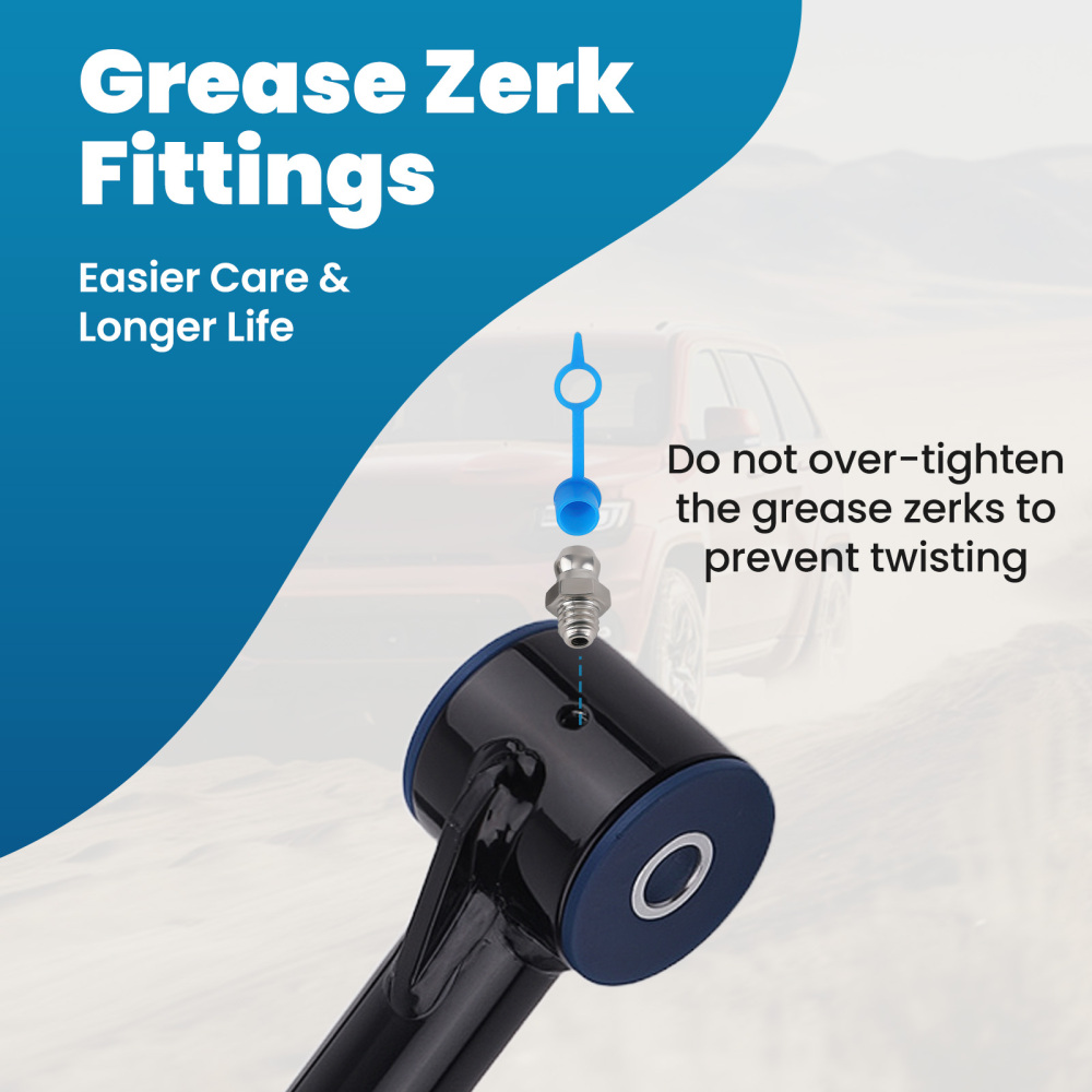 2x Front Upper Control Arms 2-4