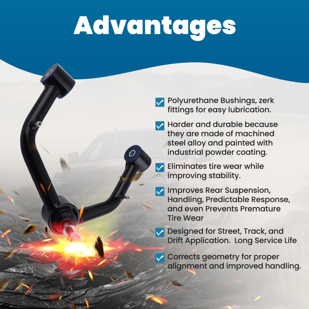 2x Front Upper Control Arms 2-4