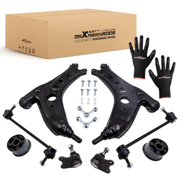 8PC BRACCETTI DI SOSPENSIONE SET compatibile per VW POLO 9A 9N FOX compatibile per SKODA FABIA 6Y compatibile per SEAT IBIZA