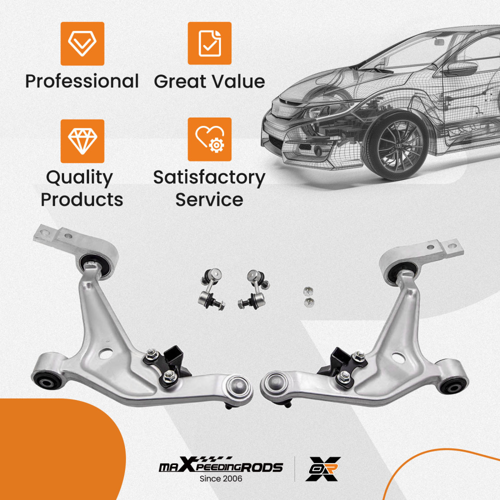 Brazos De Suspensión+barra De Acoplamiento Delantero compatible para Nissan X Trail T30