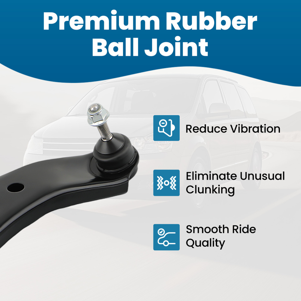 Set of 2 Front Lower Control Arms Ball Joint Assembly for 2008-2009 compatible for Ford Taurus