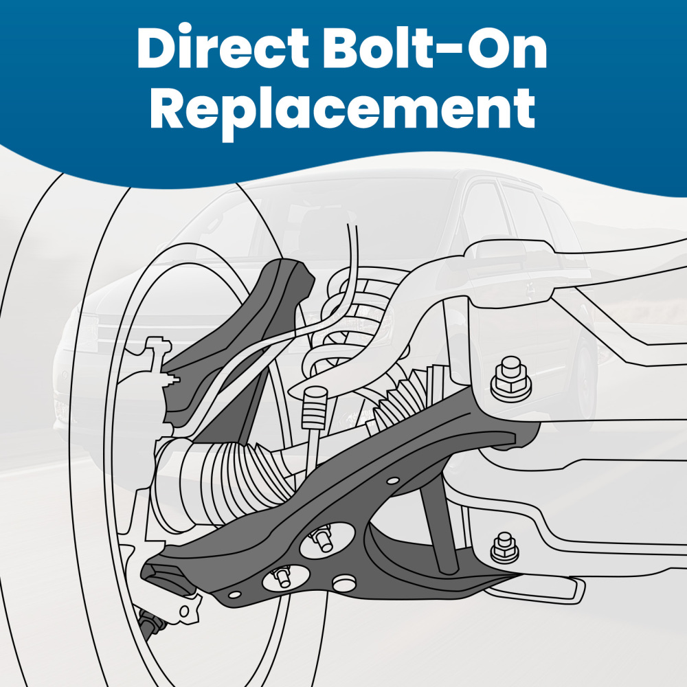 Set of 2 Front Lower Control Arms Ball Joint Assembly for 2008-2009 compatible for Ford Taurus