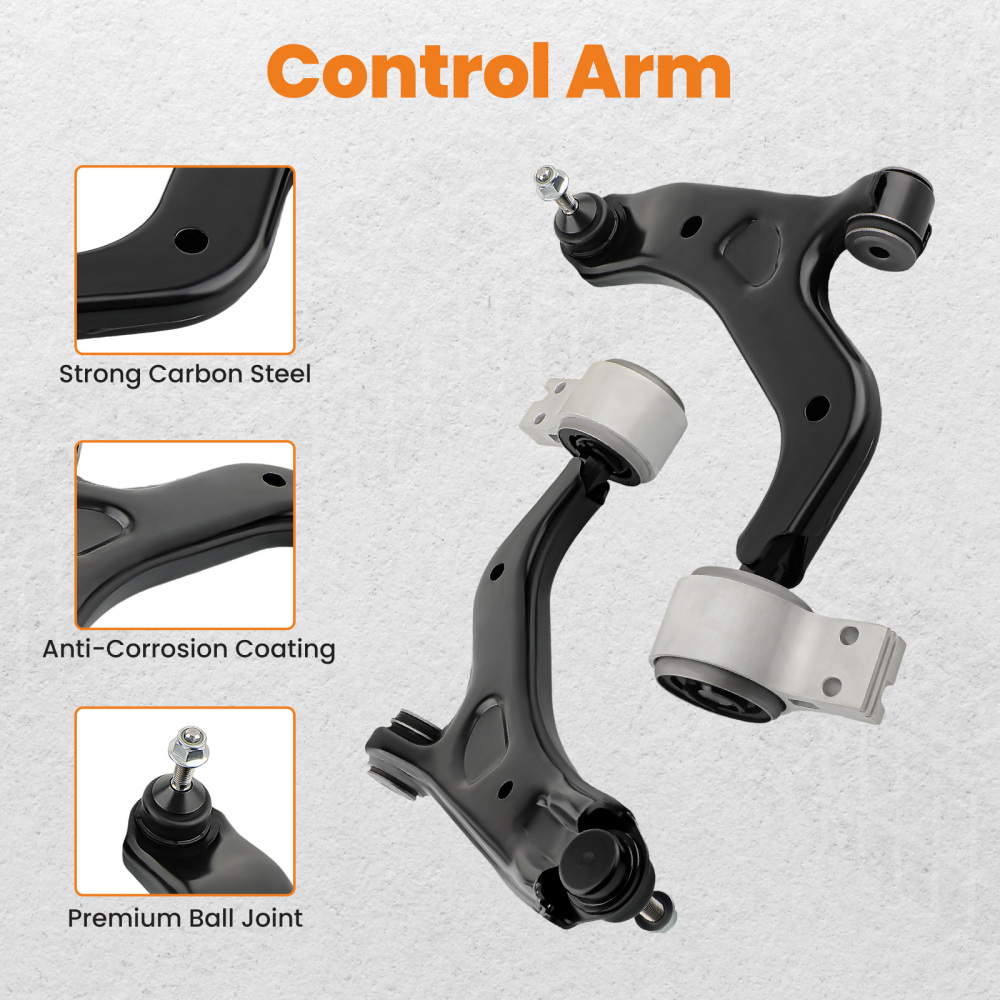 Set of 2 Front Lower Control Arms Ball Joint Assembly for 2008-2009 compatible for Ford Taurus