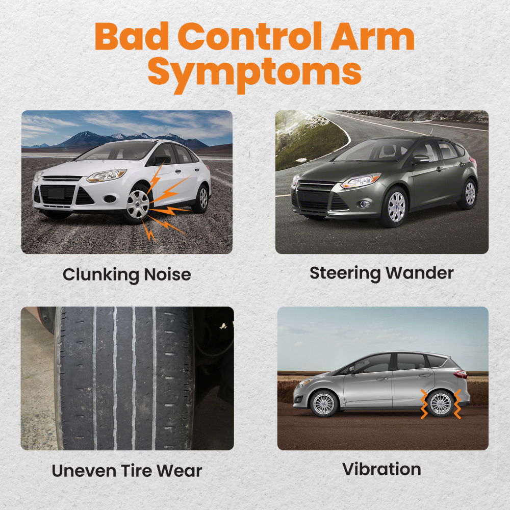 Set of 2 Front Lower Control Arms Ball Joint Assembly for 2008-2009 compatible for Ford Taurus