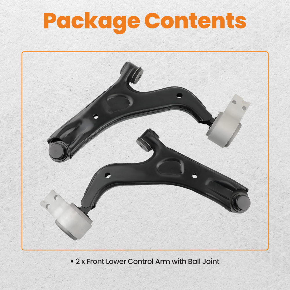 Set of 2 Front Lower Control Arms Ball Joint Assembly for 2008-2009 compatible for Ford Taurus