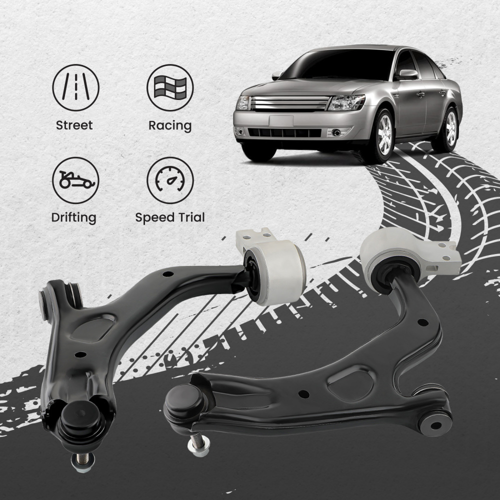 Set of 2 Front Lower Control Arms Ball Joint Assembly for 2008-2009 compatible for Ford Taurus