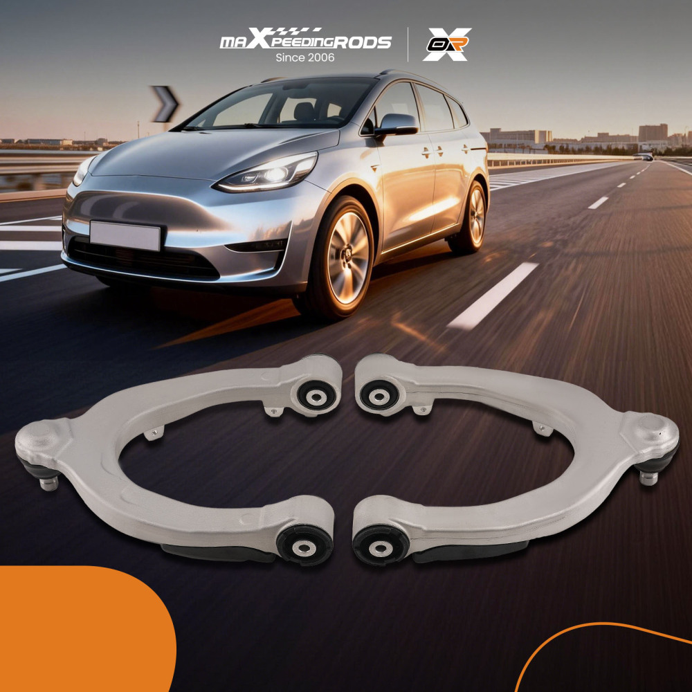 2PCS FRONT UPPER SUSPENSION WISHBONE CONTROL ARMS compatible for TESLA MODEL 3MODEL Y EV