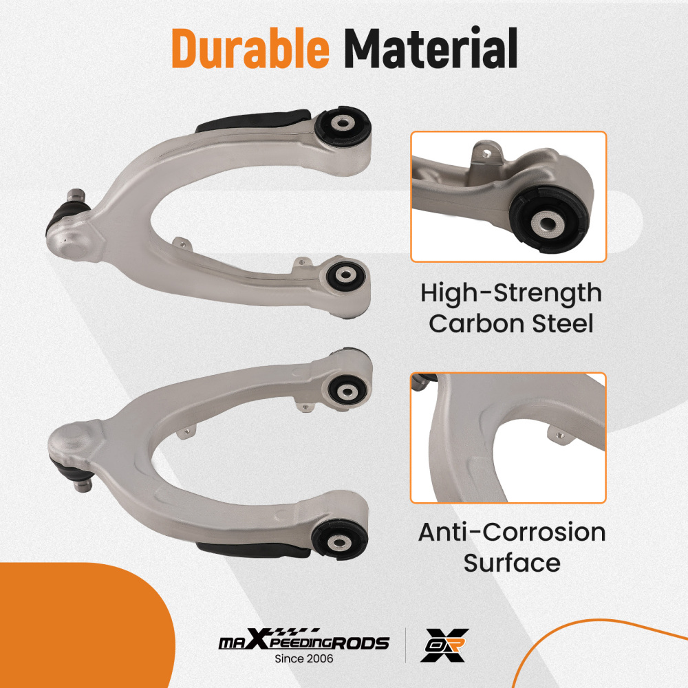 2PCS FRONT UPPER SUSPENSION WISHBONE CONTROL ARMS compatible for TESLA MODEL 3MODEL Y EV