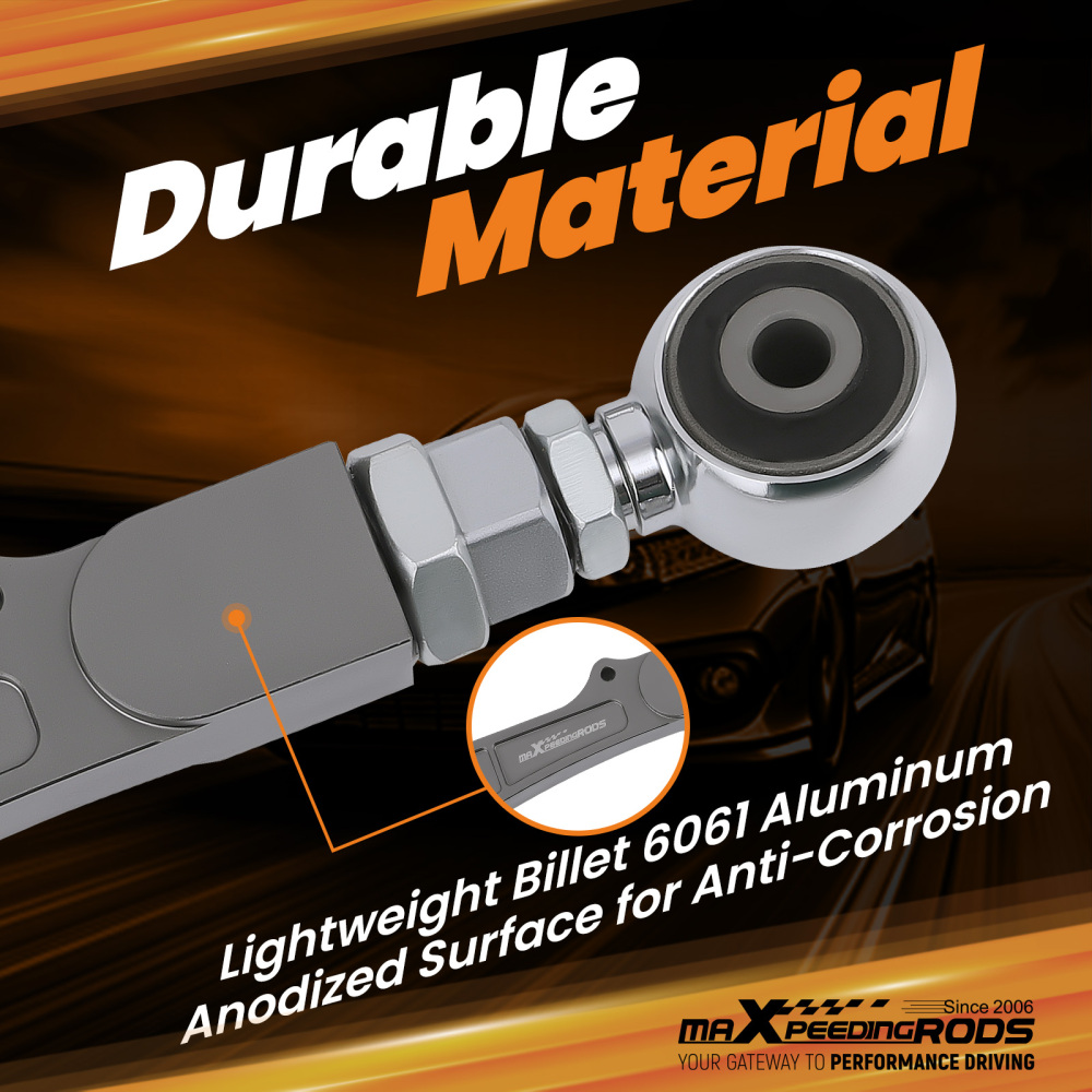 Adjustable Rear Camber Control & Toe Angle Arm for 12-22 compatible for Tesla Model S / 16-22 X