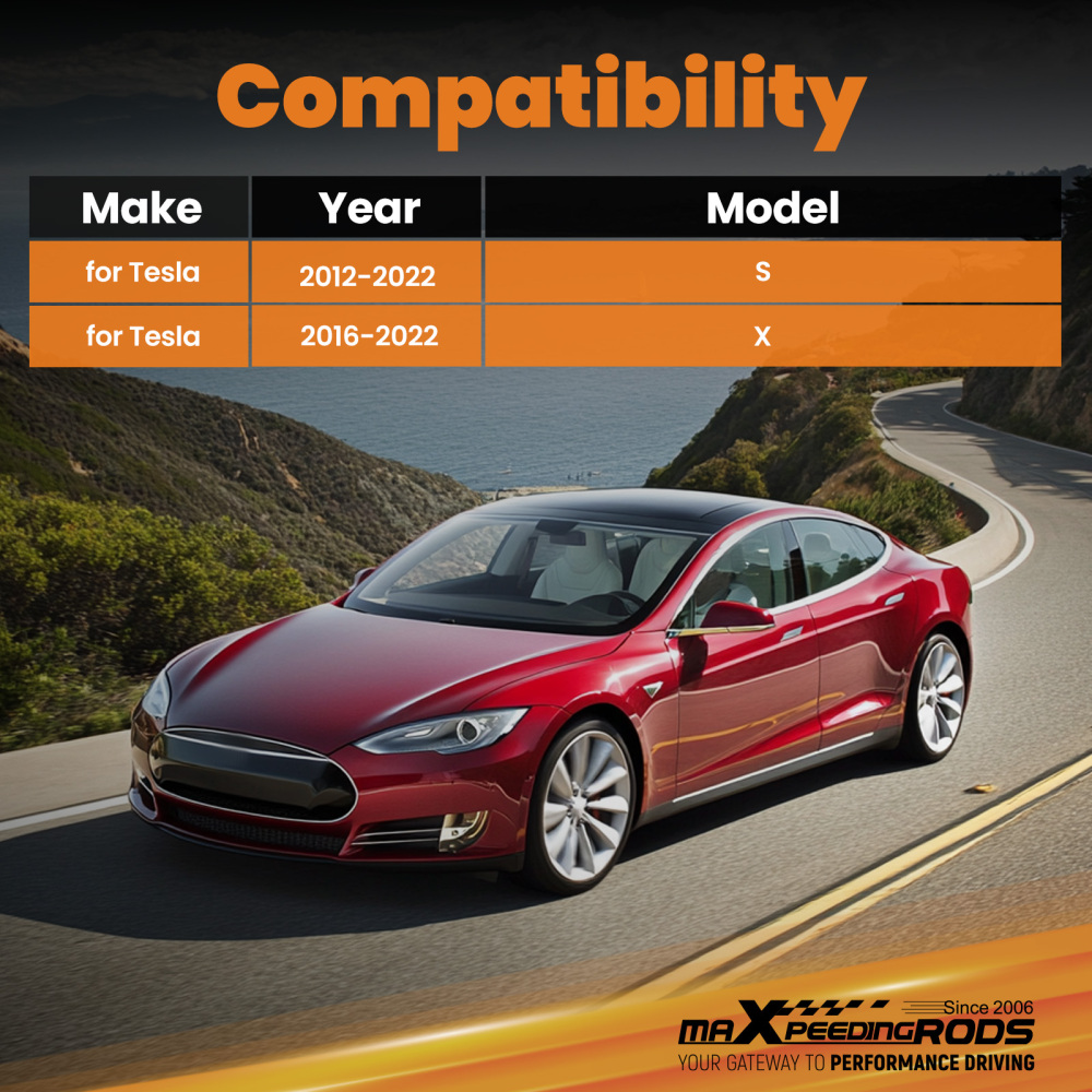 Adjustable Rear Camber Control & Toe Angle Arm for 12-22 compatible for Tesla Model S / 16-22 X