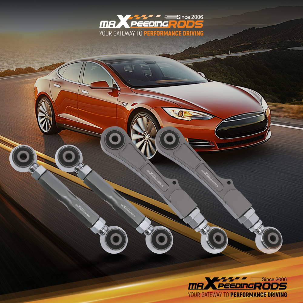 Adjustable Rear Camber Control & Toe Angle Arm for 12-22 compatible for Tesla Model S / 16-22 X