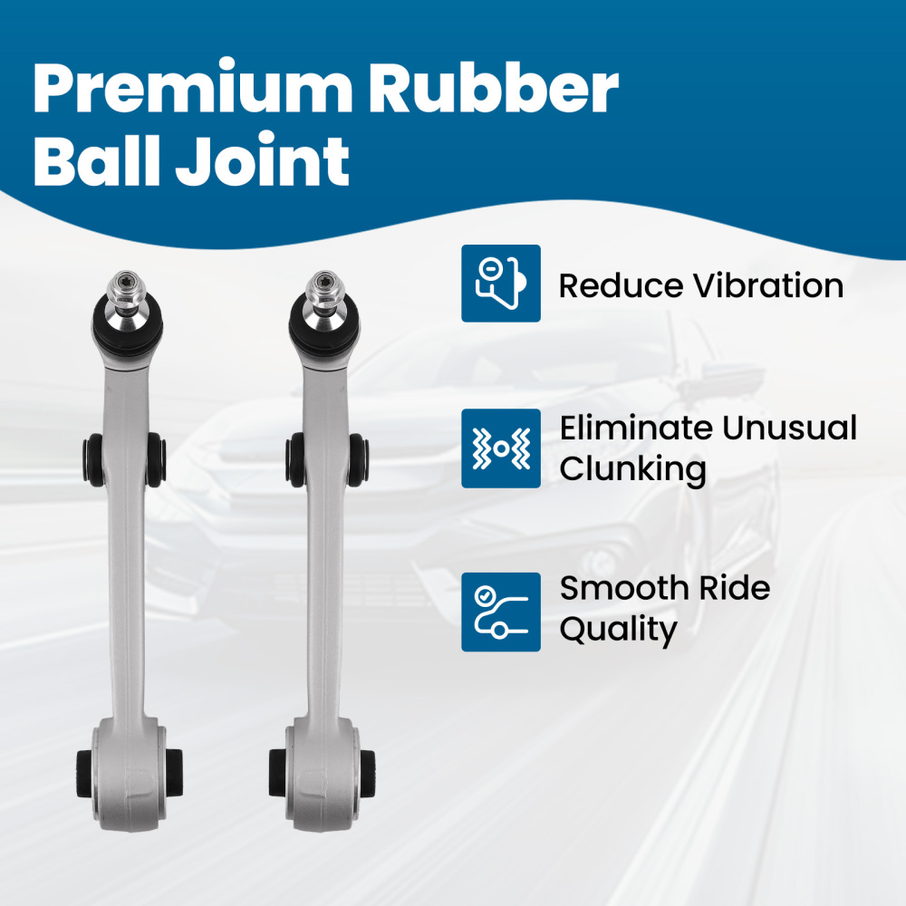 4pcs Front Lower Control Arms Kits for 2012-2020 compatible for Tesla Model S 2016-2020 X