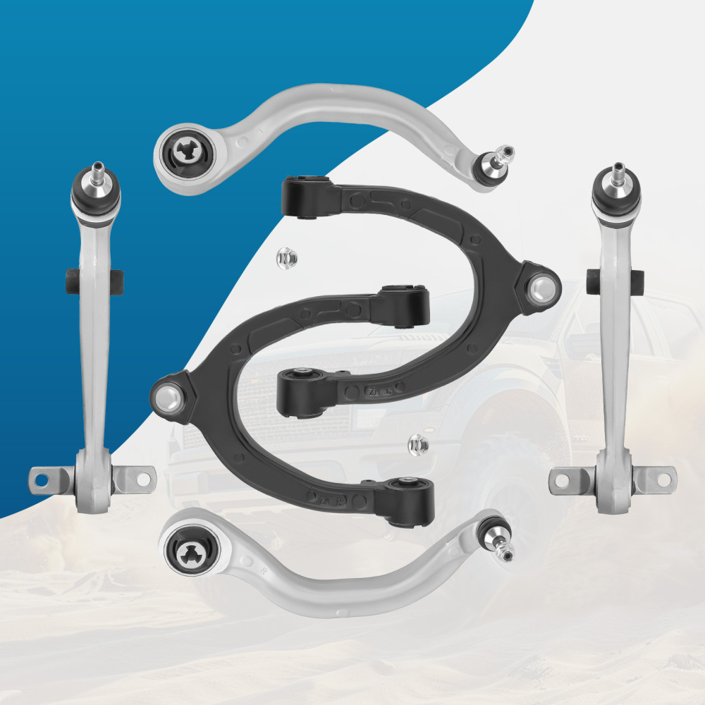 UpperLower Front Control Arm Kit RH + LH For 2017 2018-2023 compatible for Tesla Model 3