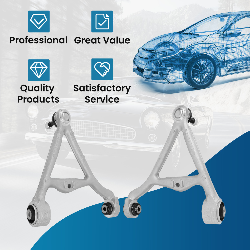 2pcs Rear Upper Control Arms compatible for Ford Thunderbird 2002 2003 2004 2005 524605